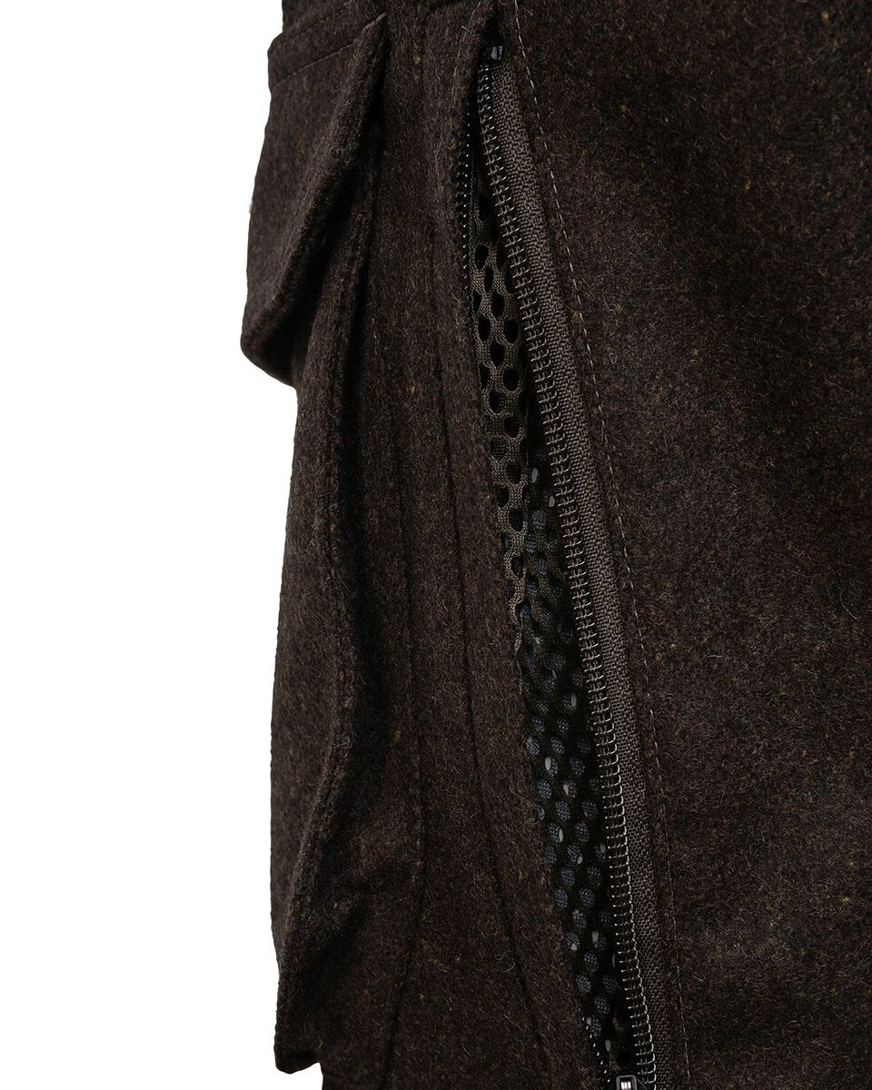 Rascher Ludwig Loden Cargo Trousers (Streingrey-Olive)