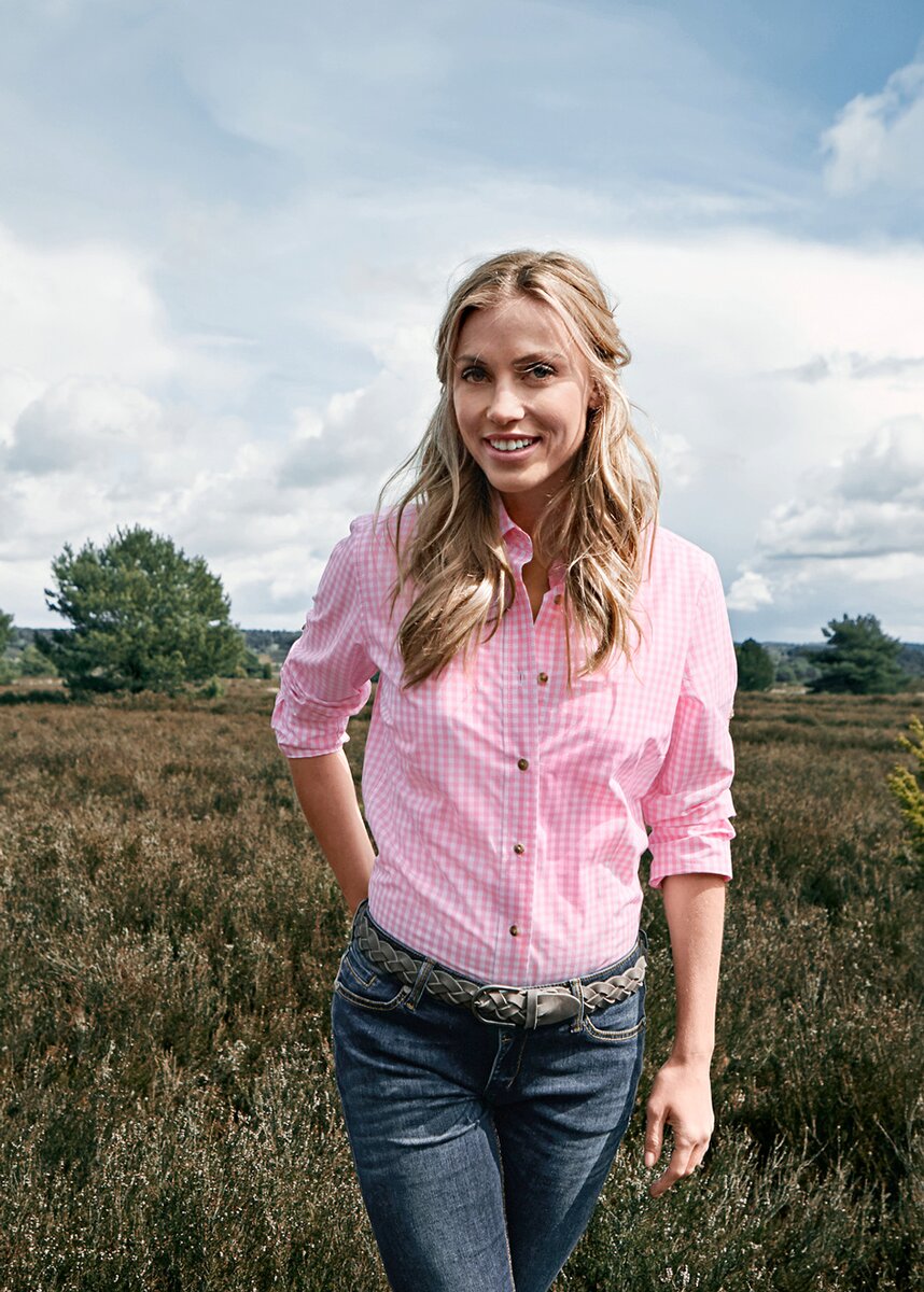 Luis Steindl Vichy check blouse (Rose)