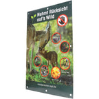 Waidgerechte Jagd Respect for wildlife sign – pack of 3