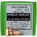 Sellier & Bellot Bullets .452 (.45) Vlm 14.9g/230grs. (Kaliber .452 (.45)) — Pack of 100 pcs