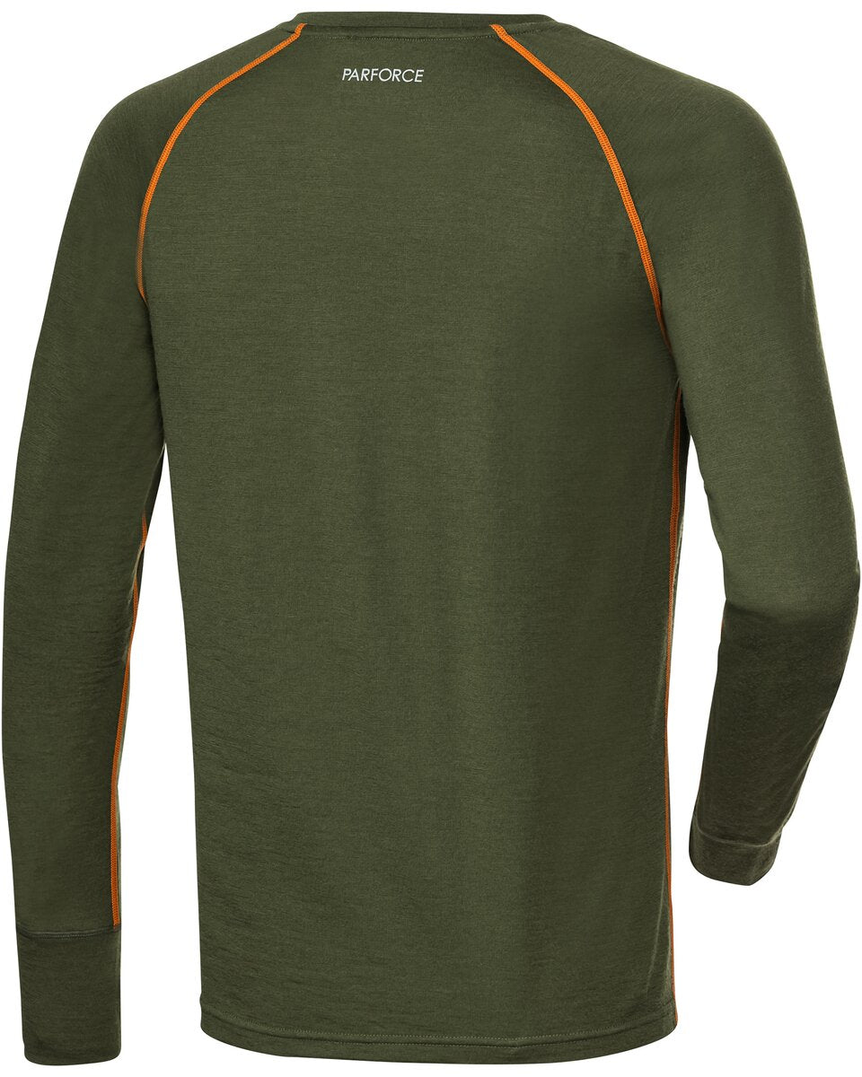 Parforce Base layer long sleeve merino mix (Olive)