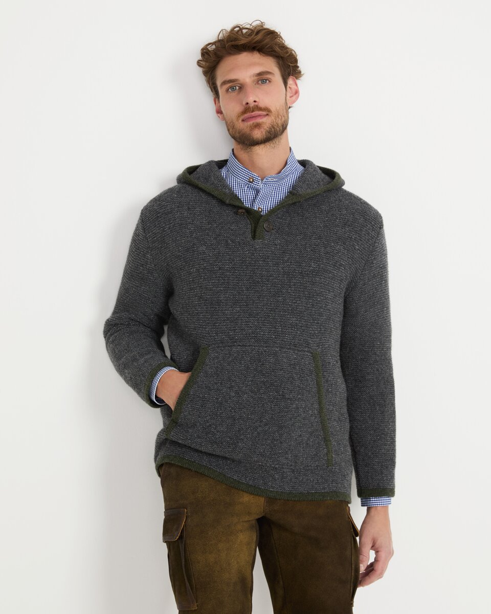 Reitmayer Hoodie with buttons (Gray)