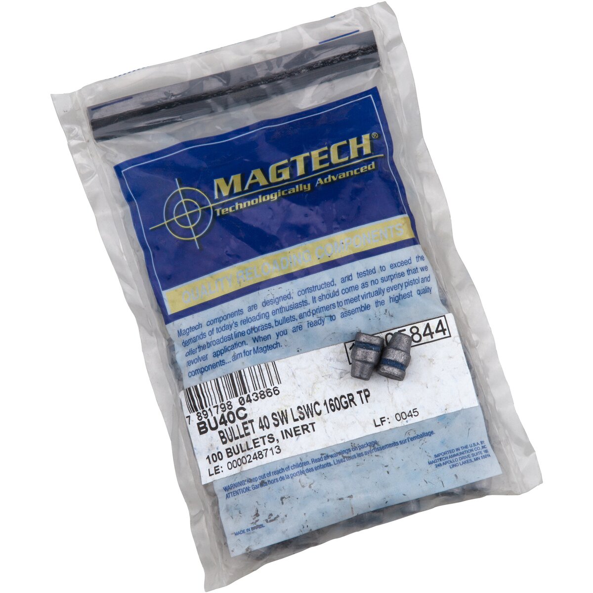 Magtech Bullets .400 10.4g/160grs. SWC found (Caliber .400 (10 mm ))