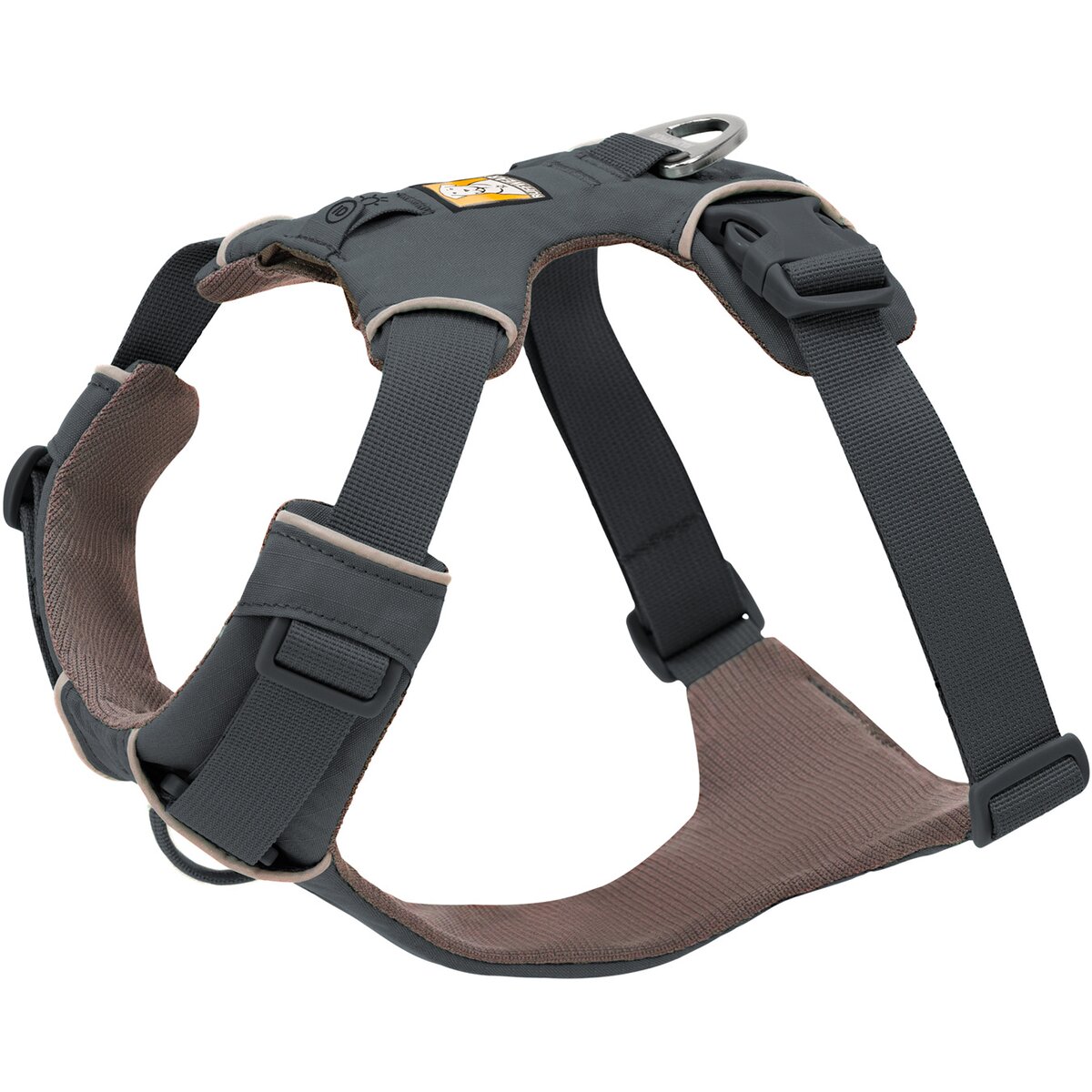 Ruffwear Front Range® dog harness new model (Size M (chest 69-81 cm) – Basalt Gray)