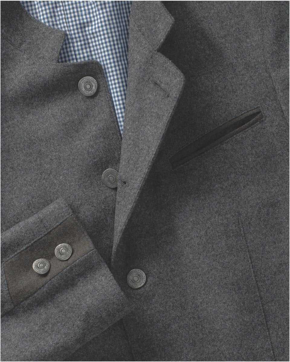 Reitmayer Single-breasted jacket (Dark grey/green)