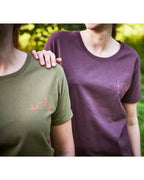 Parforce Women's set of 2 T-shirts Heartbeat (Brown/olive)