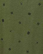 Parforce Women's T-Shirt Footprint (Olive)