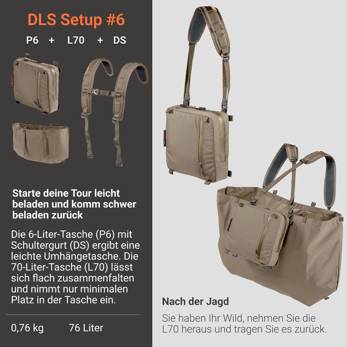Vorn shoulder straps DS