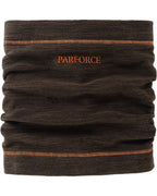 Parforce Pack of 2 fleece tube scarves (Olive/signal orange)