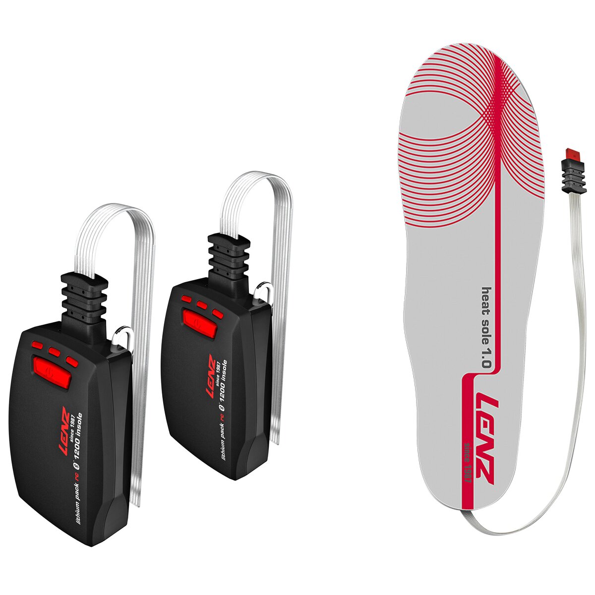 Lenz Sole heating 1.0 + Lithium Pack rcB 1200