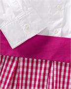 Reitmayer Shirt dress (White/berry)
