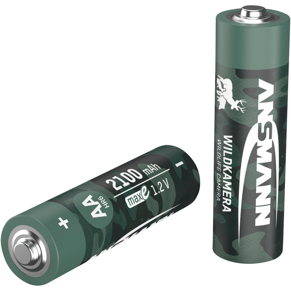 Ansmann Battery NiMH 2100 - 4 pieces ideal for wildlife cameras