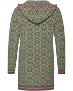Reitmayer Long jacquard cardigan (Green)
