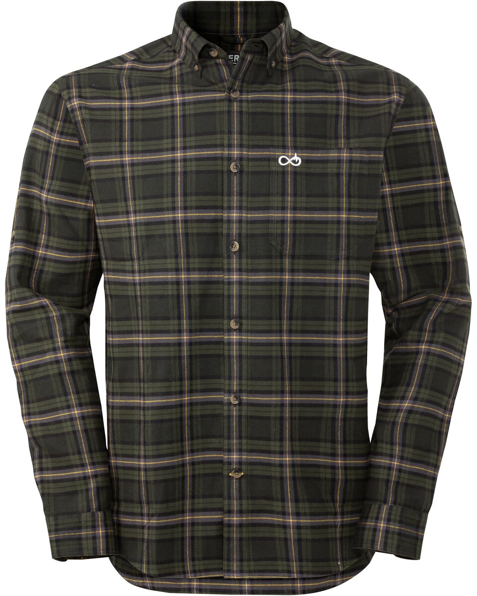 Merkel Gear Shirt Explorer Shirt (Olive/yellow checkered)