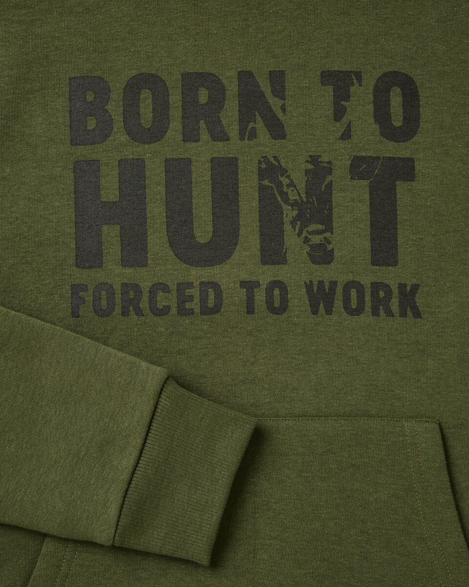 Parforce Women's Hoodie (Olive/Born to hunt)