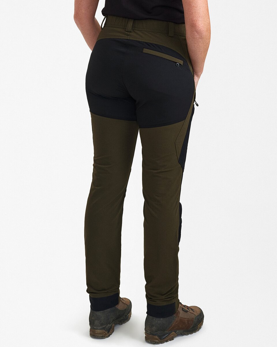 Deerhunter Women's trousers Northward (Bark Green/Black)