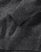 Highmoor V-neck sweater made of lambswool (Anthracite)