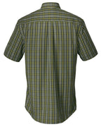 Wald & Forst Checked shirt, short sleeves (green checkered)