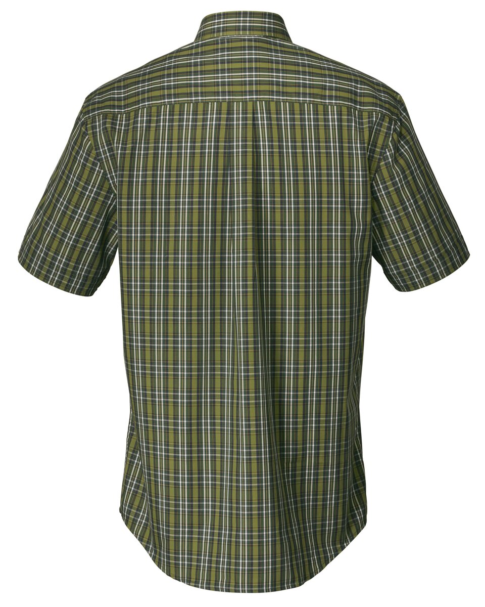 Wald & Forst Checked shirt, short sleeves (green checkered)