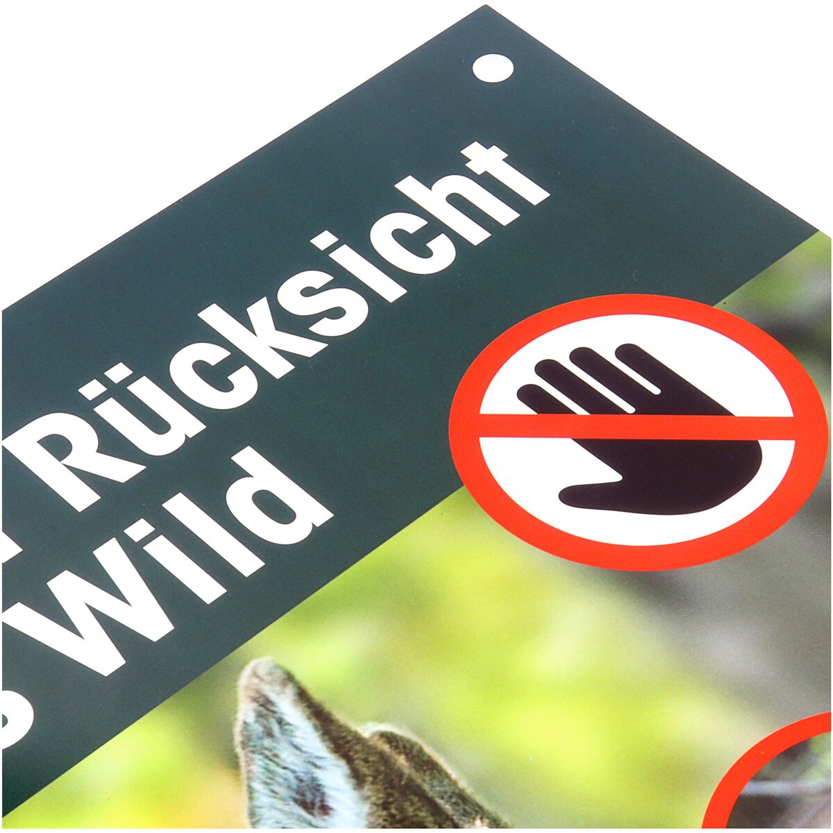 Waidgerechte Jagd Respect for wildlife sign – pack of 3