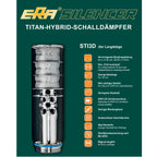 ERA SILENCER Silencer STI3D 7.62 - 9.5 mm (Caliber .323 / 8mm – M15x1)