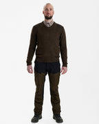Deerhunter V-neck sweater Sheffield (Brown)