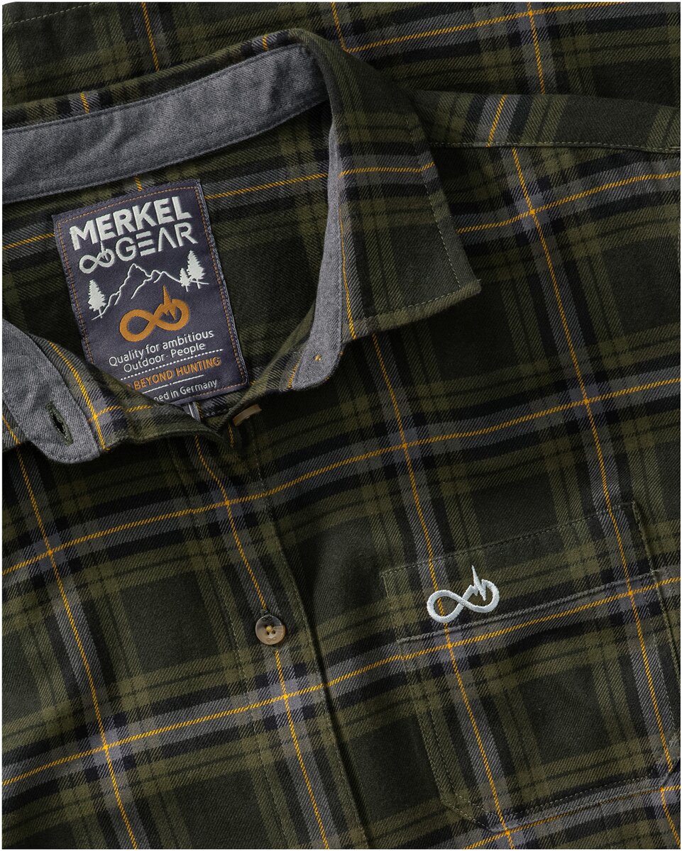 Merkel Gear Blouse Explorer (Olive/yellow checkered)