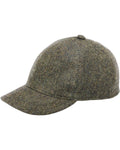 Parforce Herringbone Tweed Cap (Olive)