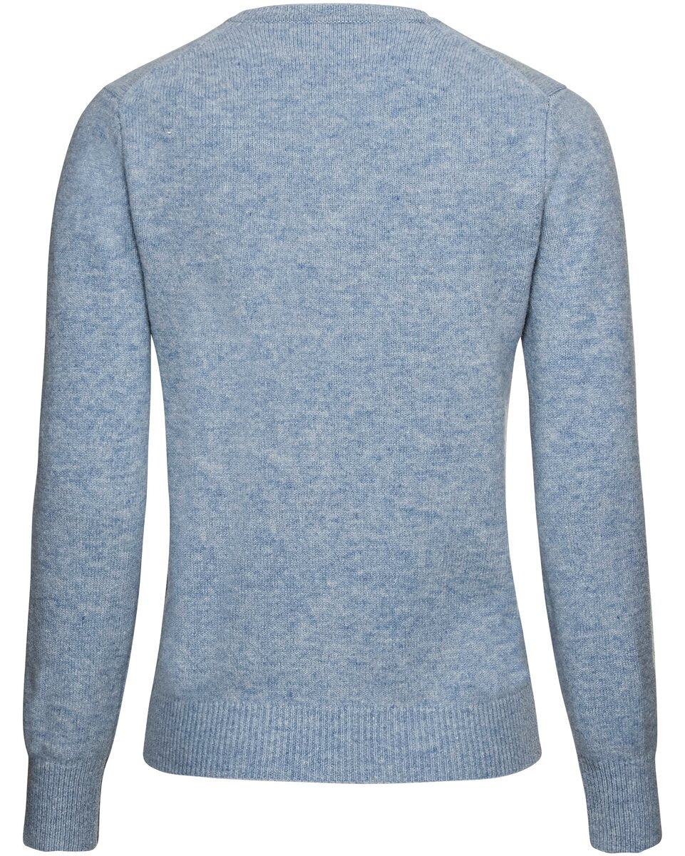 Highmoor Lambswool cardigan (Bleu)
