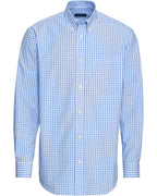 Highmoor Set: Zipper jacket + shirt in Vichy check (Marine)