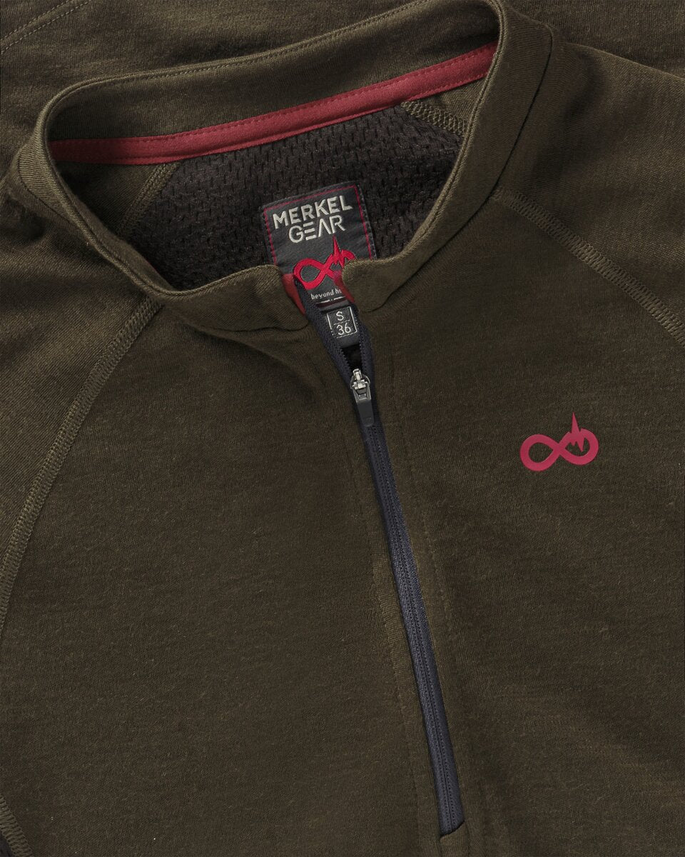 Merkel Gear Merino Crew Shirt Ws (Olive)