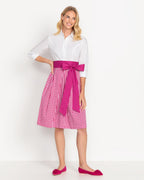 Reitmayer Shirt dress (White/berry)
