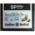 Sellier & Bellot .226 4.6g/70grs bullets. Tlm (Caliber .228 (5.6 mm)) — Pack of 100 pcs