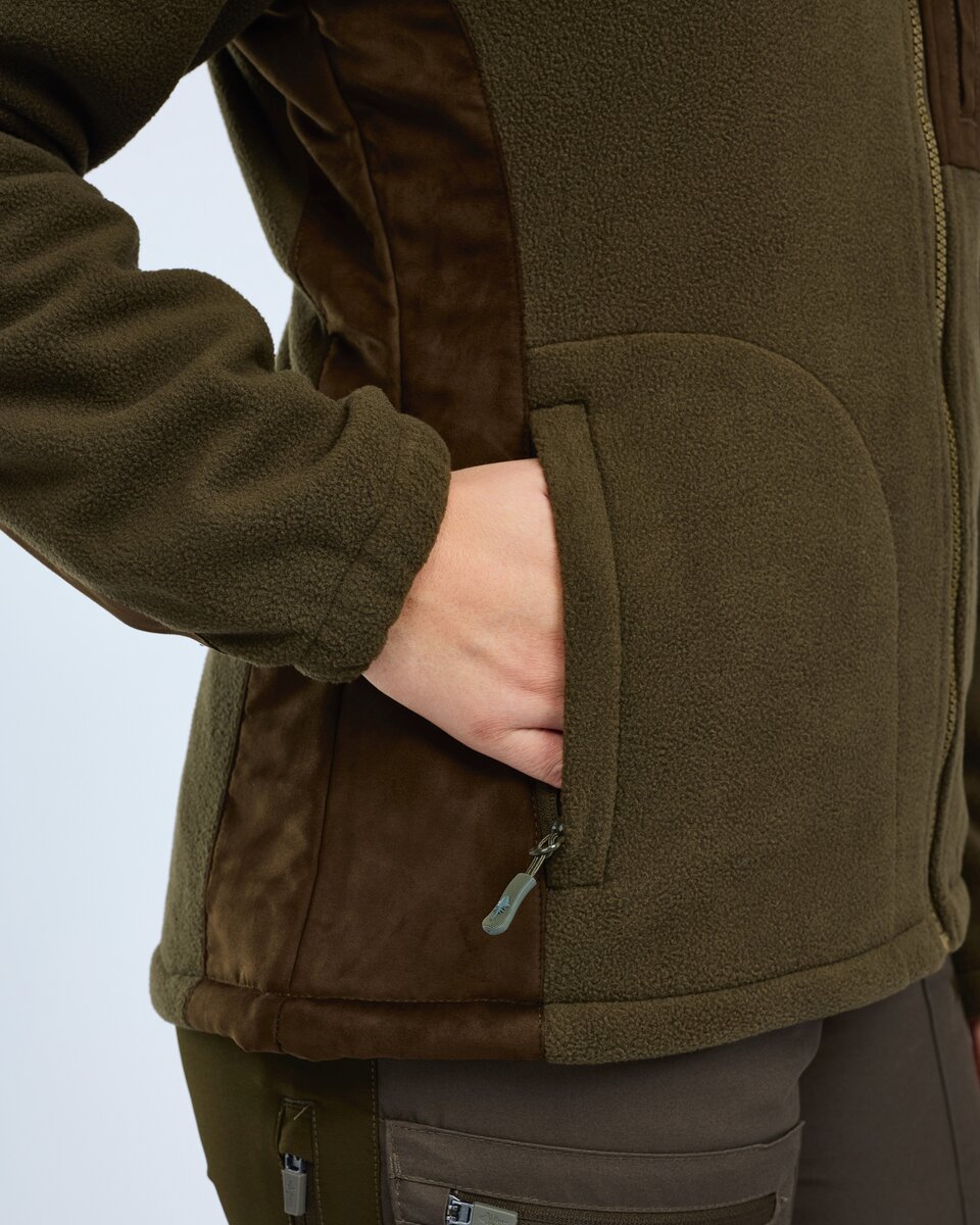 Pinewood Women's Fleece Jacket Wildmark Membrane (Olive)