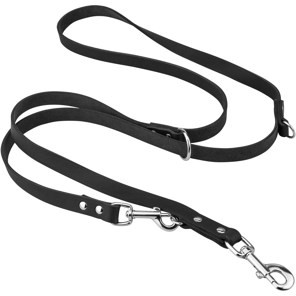 Heim Soft leash – 3-way adjustable (Width 18 mm, length 3 m, color black)