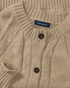 Highmoor chunky knit cardigan (Beige)