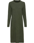 Highmoor Knitted dress with round neck (Green)