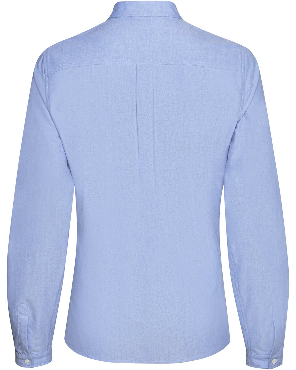 Luis Steindl Oxford blouse with piping (Bleu)
