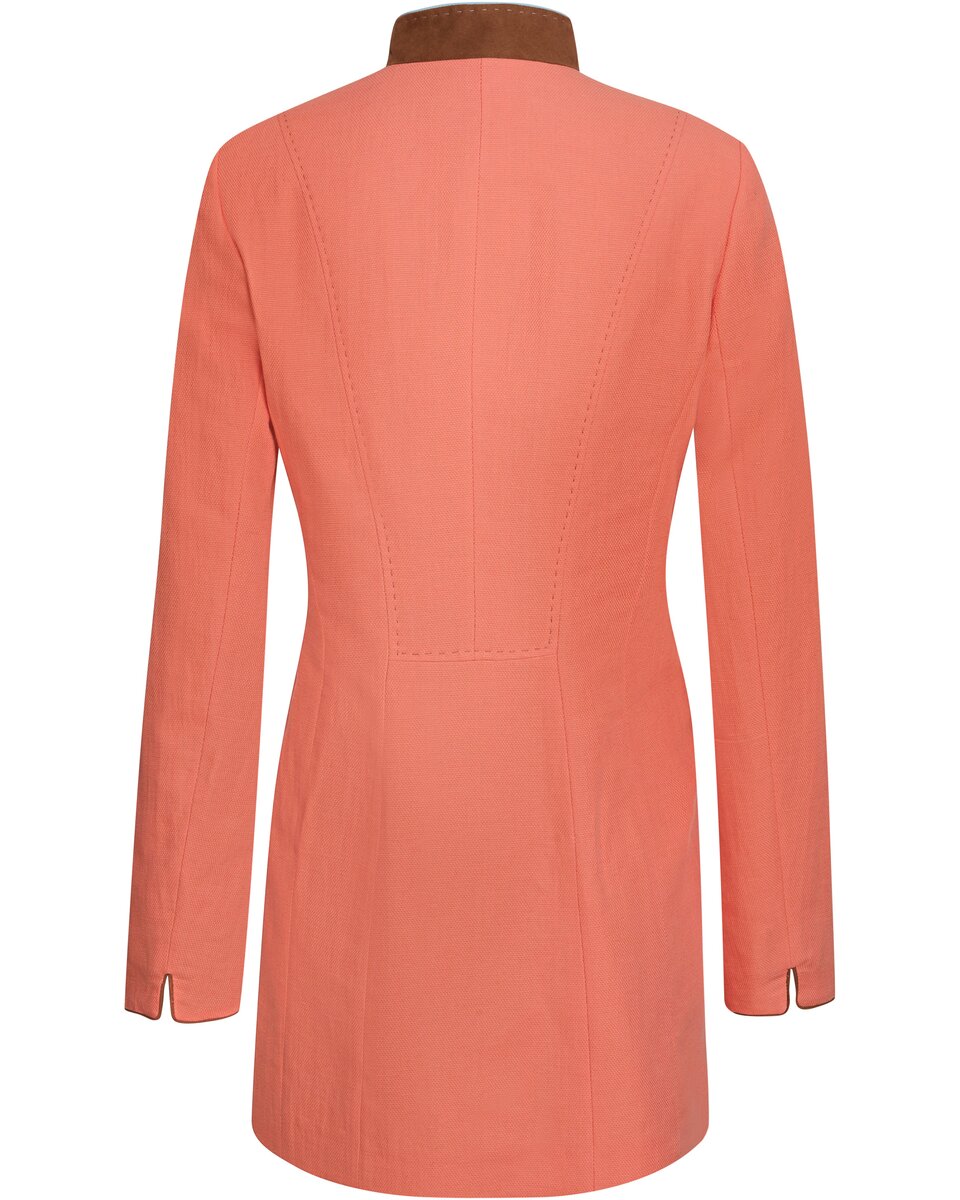 Reitmayer frock coat with contrasting details (Light orange)