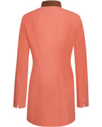 Reitmayer frock coat with contrasting details (Light orange)