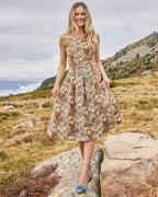 Reitmayer Linen dress (Beige/colorful)
