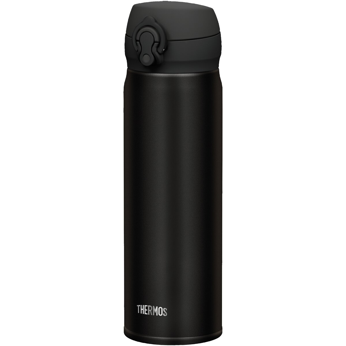 Thermos Ultralight insulated drinking bottle (Matt black, 0.5 l, H 22 cm, Ø 6.5 cm)