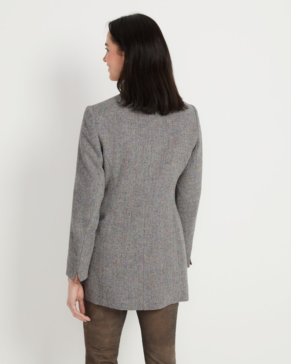 Reitmayer Herringbone frock coat (Blue/Grey)