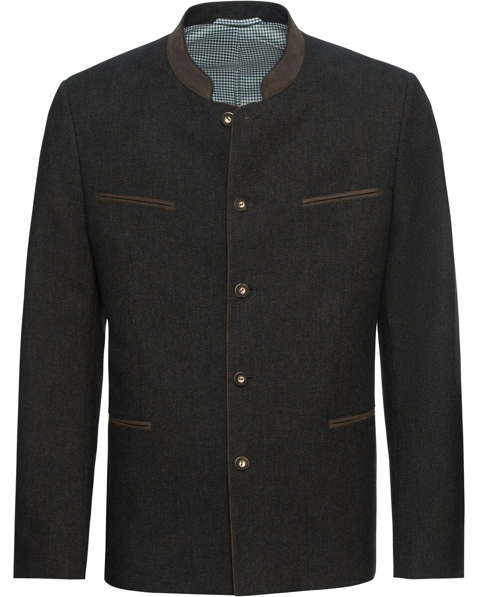 Luis Steindl Cotton jacket with structure (Anthracite)