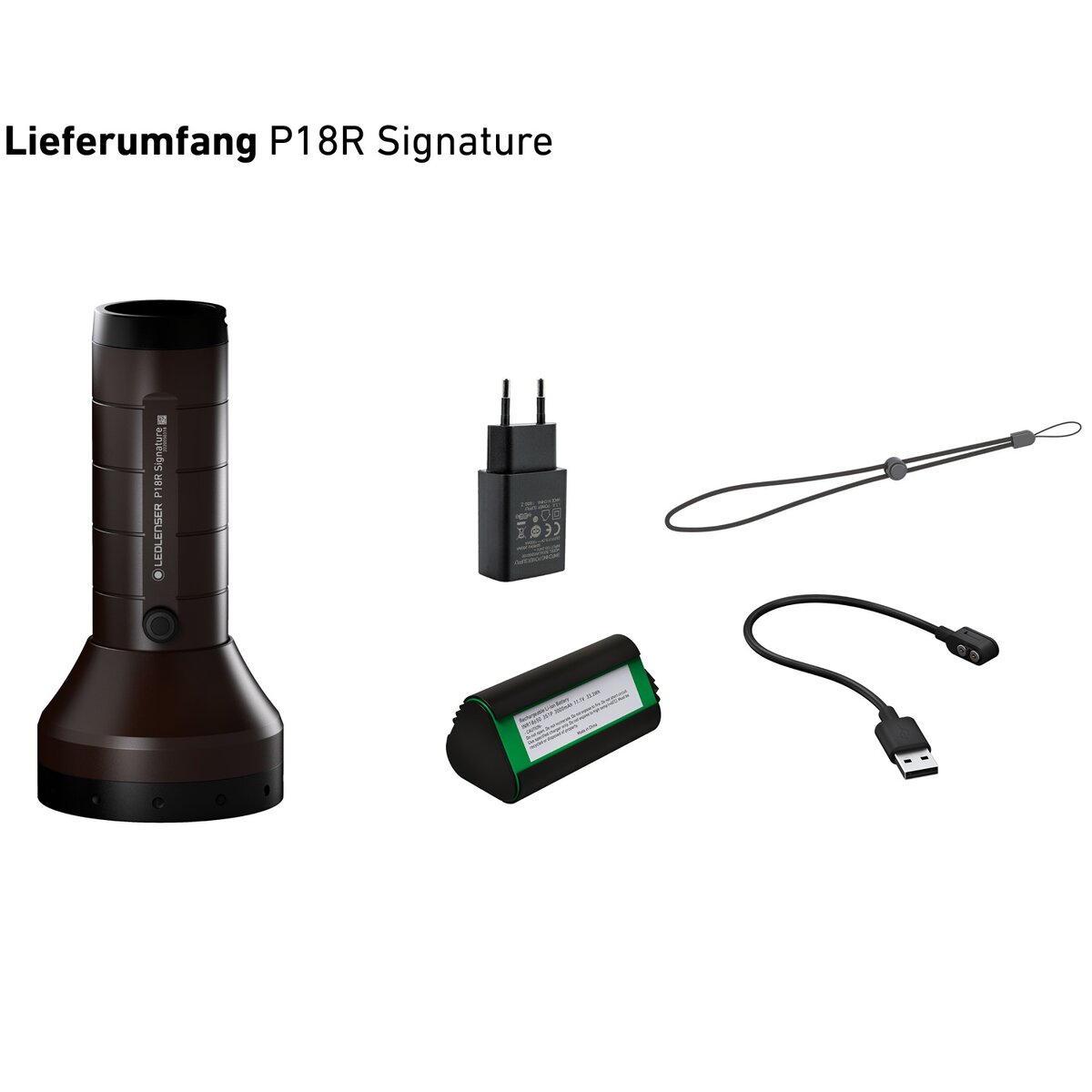 Ledlenser Flashlight P18R signature