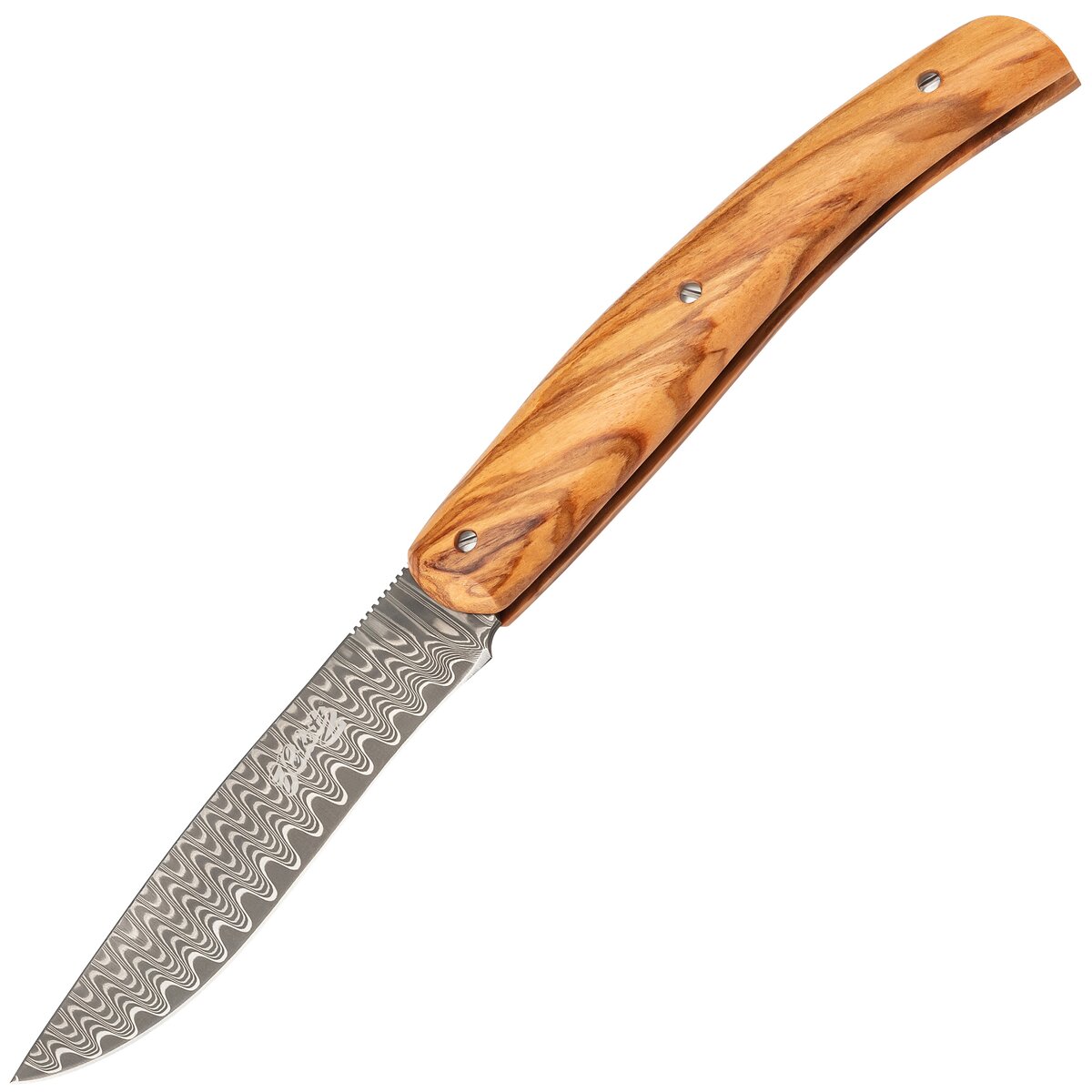 Herbertz Pocket knife damask 53022 (Olive wood)