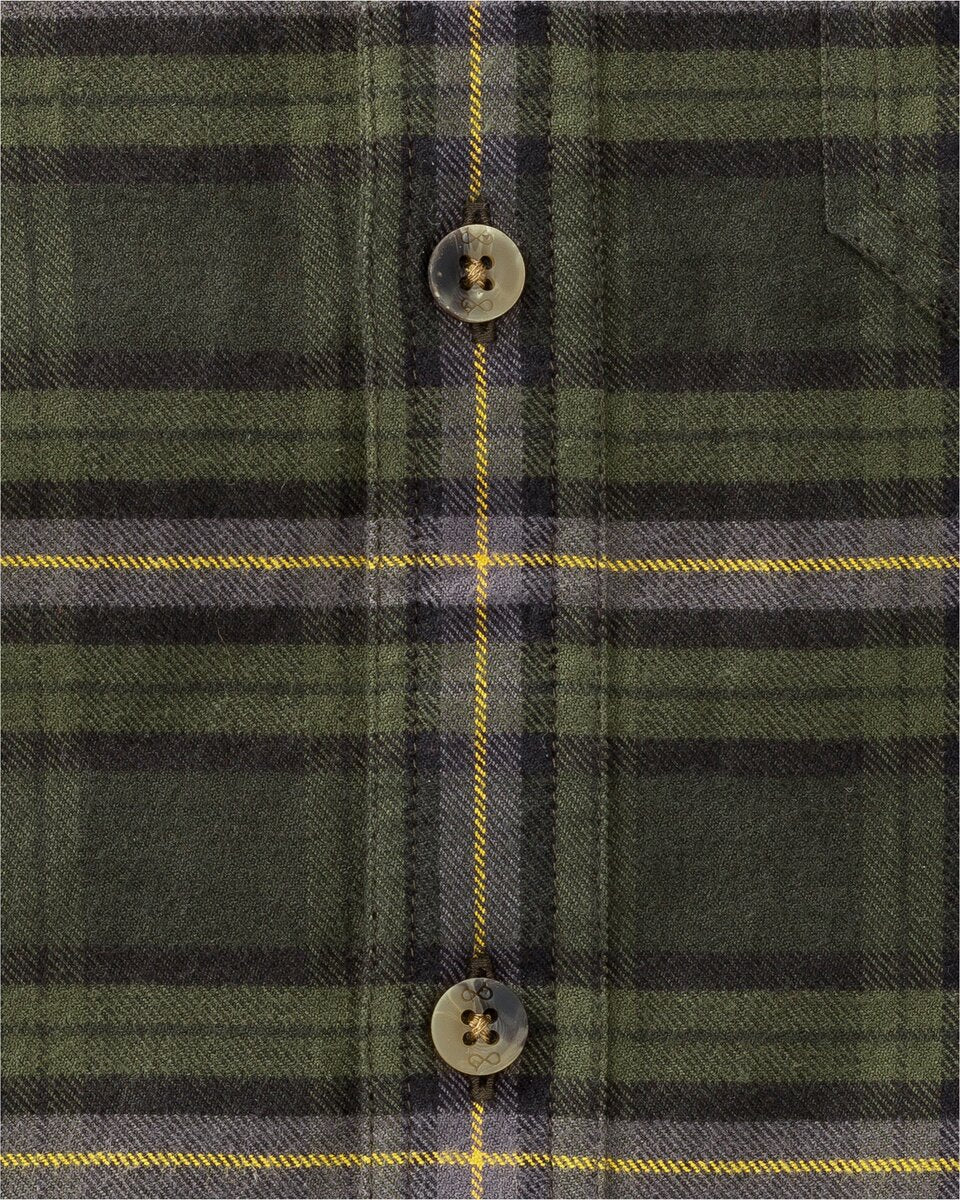 Merkel Gear Shirt Explorer Shirt (Olive/yellow checkered)