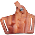 Front Line Holster Pancake Leather Half Size (Glock 26/27/33)