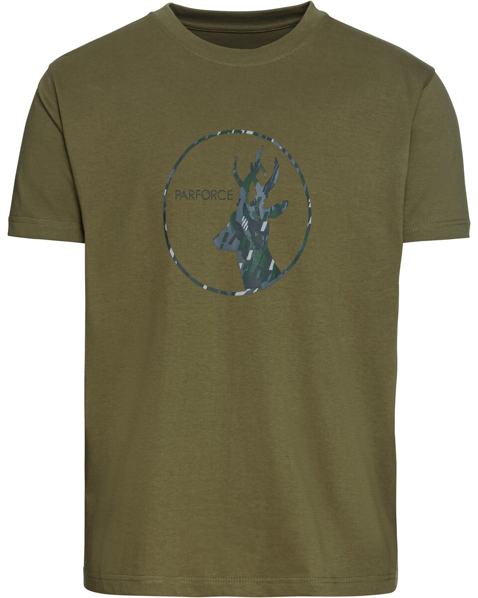 Parforce T-Shirts 4-pack hunting print (Olive)