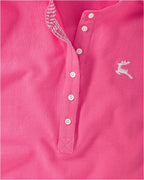 Luis Steindl Piqué shirt with gingham check details (Pink)